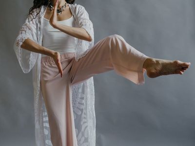 Hand movement during gentle meditative practice