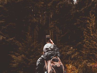 Person relaxing in a serene environment after practice